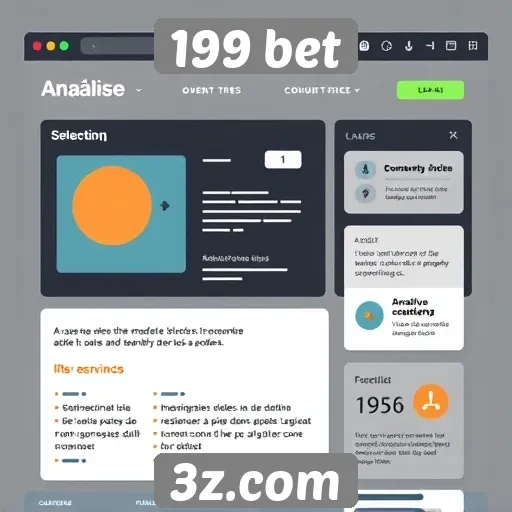 Análise da interface do usuário do site 199 bet